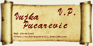 Vujka Pucarević vizit kartica
